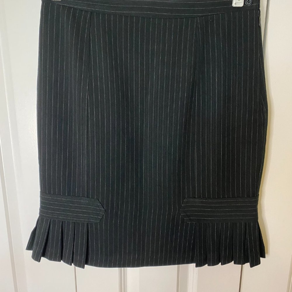 Max Studio Pinstripe Skirt